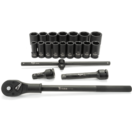 Picture of 20 Pc. 3/4" Dr 6 pt. Metric Impact Socket Set