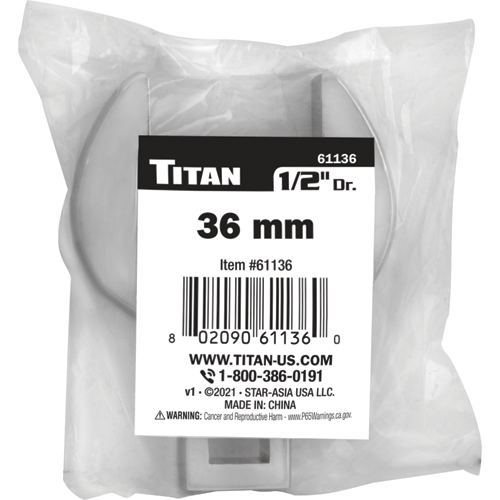 Picture of 36 mm 1/2" Drive Full Polish Crowsfoot Wrench