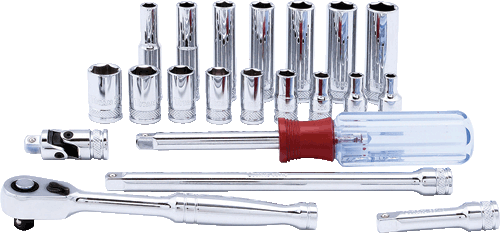 Picture of 21 Pc. 1/4" Dr. Socket Set