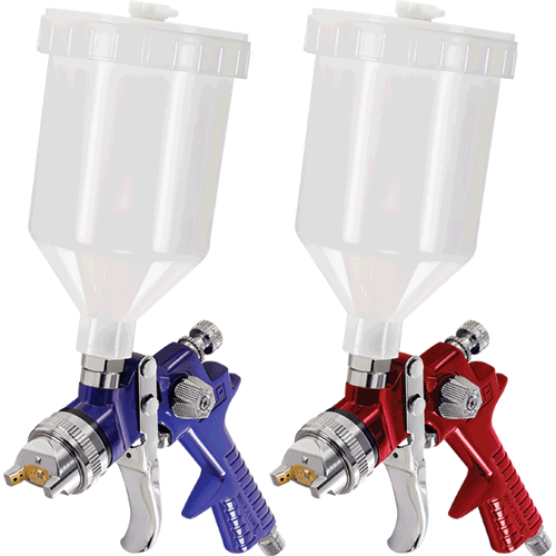 Picture of 2 pc. HVLP Gravity Feed Spray Gun Set